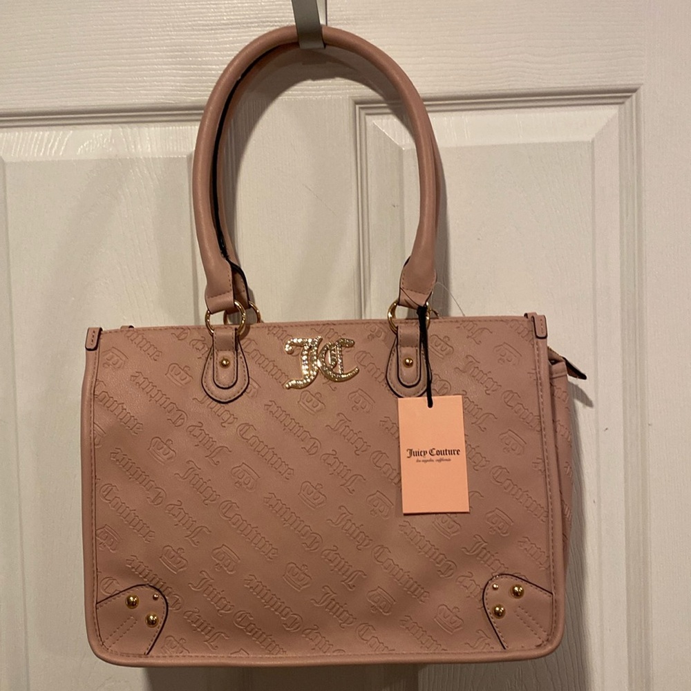 BNWT JUICY COUTURE No Rules Tote in Dusty Blush